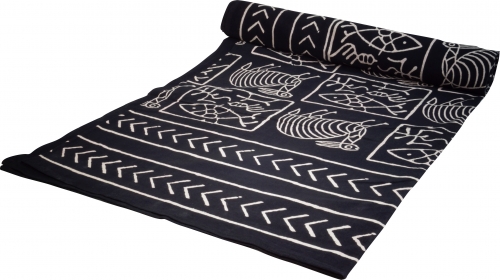 Block print bedspread, bed sofa throw, handmade wall hanging, wall cloth - Design 7