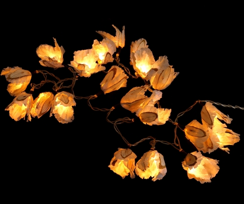 Flower LED fairy lights Chiang Mai 20 pieces - natural white 2 - 6x6x350 cm  6 cm