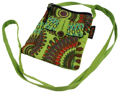 Neck pouch, wallet - green - 17x13x1,5 cm 