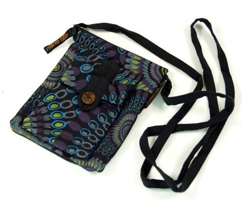 Neck pouch, wallet - black - 17x13x1,5 cm 