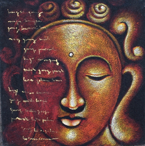 Painting Buddha on canvas 120*100 cm - Motif 2
