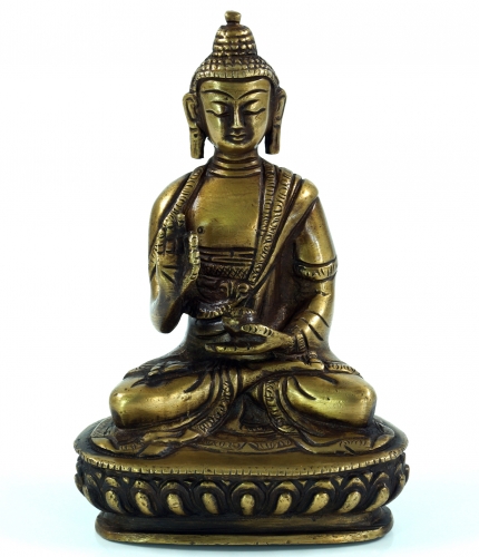 Brass Buddha statue Abhaya Mudra 14 cm - Model 1
