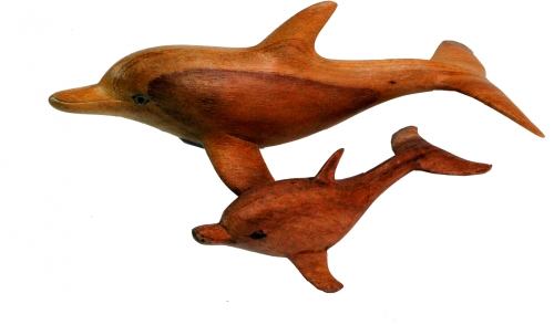 Deco dolphin, carved in 2 sizes