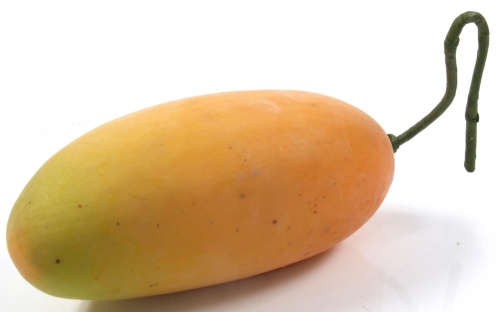 Dekofrucht - Mango - 14x7x6 cm 