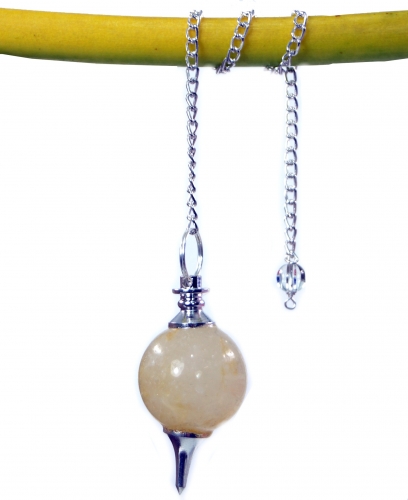 Esoteric pendulum, sphere pendulum - citrine 2,5 cm