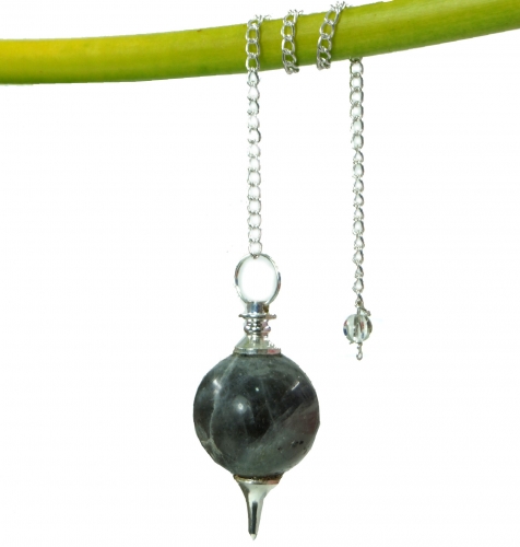 Esoteric pendulum, sphere pendulum - labradorite 2,5 cm
