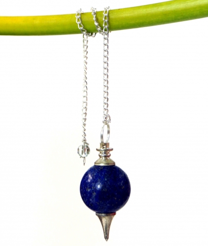 Esoteric pendulum, sphere pendulum - Lapis lazulite 2,5 cm