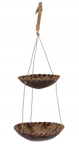 Small hanging coconut utensil - Design 11 - 38x13x13 cm  13 cm
