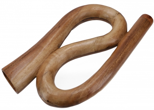 Round didgeridoo (wood) - Model 6 - 50x30x6 cm 