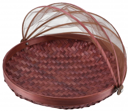 Fly screen fruit basket in 3 sizes - brown