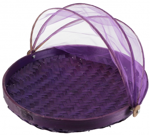 Fly protection fruit basket in 3 sizes - purple