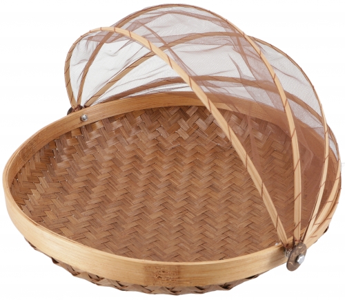 Fly protection fruit basket in 3 sizes - light brown