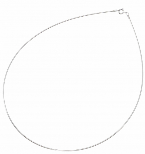 Zarter Halsreif Silber, silberne Halskette, Silberreif, Silberkette, Halskette aus Silber - 50 cm