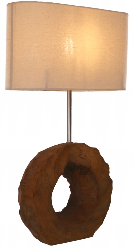 Tischlampe / Tischleuchte, in Bali handgemacht aus Naturmaterial - Modell Palau 1 - 59x35x15 cm 