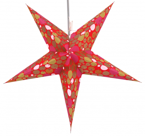 Faltbarer Advents Leucht Papierstern, Weihnachtsstern 60 cm - Balloo