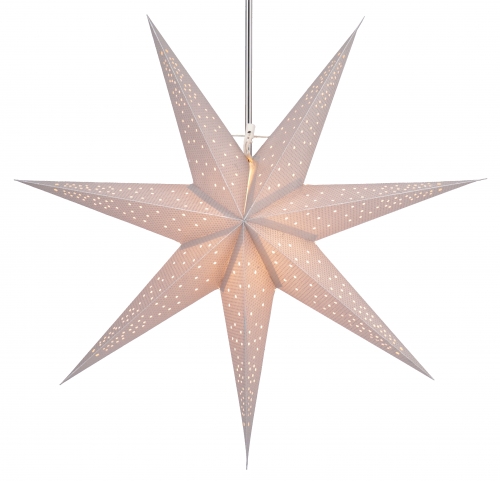 Faltbarer Advents Leucht Papierstern, Weihnachtsstern 60 cm - Silvana