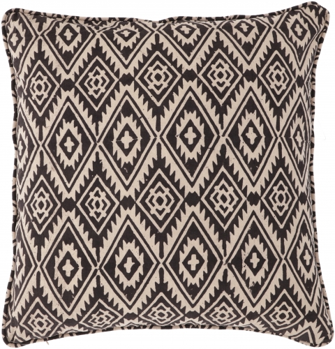 Pillow cover block print, ikat pattern pillow case, decorative pillow cover with traditional design 50*50 cm - pattern 6
