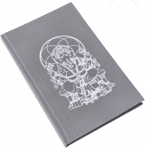 Notebook, Diary - Ganesh grey - 17x11x1 cm 