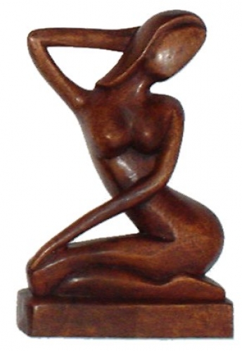 Holzfigur, Statue, Deko Objekt Feng Shui - `Erotica`