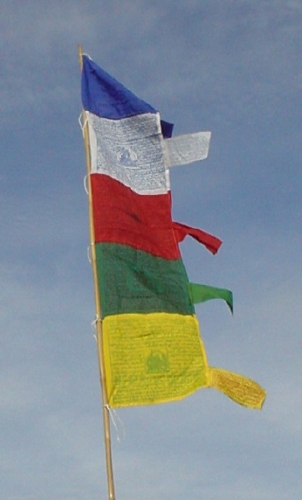 Gebetsflagge (Tibet) - 160x45x1 cm 