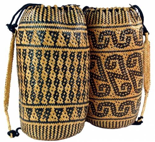Woven Indonesian ethnic backpack - 36x16x16 cm  16 cm