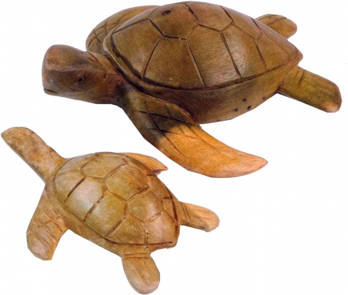 Carved decorative turtle in 2 sizes