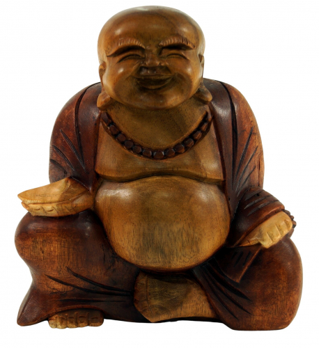 Carved Lucky Buddha 15 cm - Model 6