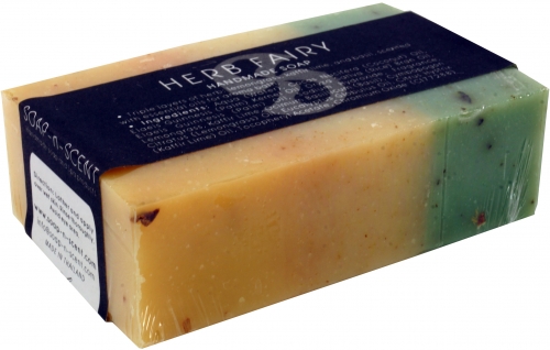 Handmade scented soap, 100 g Fair Trade - Herb Fairy - 2,5x8x5 cm 