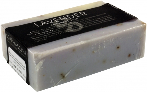 Handmade scented soap, 100 g Fair Trade - Lavender - 2,5x8x5 cm 