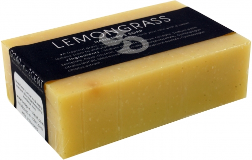 Handmade scented soap, 100 g Fair Trade - Lemongrass - 2,5x8x5 cm 