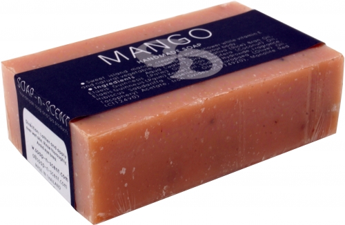 Handmade scented soap, 100 g Fair Trade - Mango - 2,5x8x5 cm 