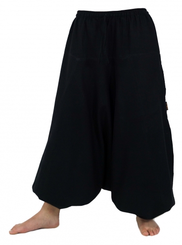 Harem pants harem pants bloomers aladdin pants made of cotton - black