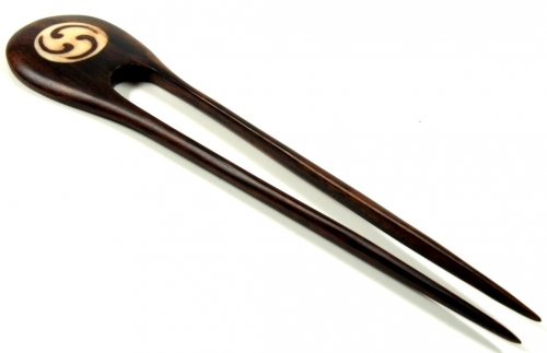 Holz Haarspange, Haarnadel Nr. 14 - 16 cm