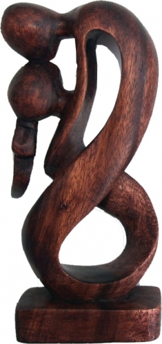 Holzfigur, Statue, Deko Objekt Feng Shui - `Elfenpaar`