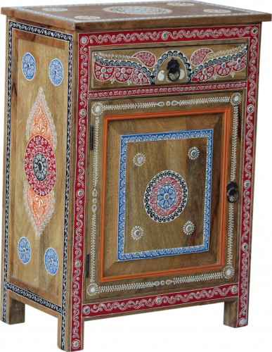 Painted side cabinet, chest of drawers, bedside cabinet with drawer - 71x51x31 cm 