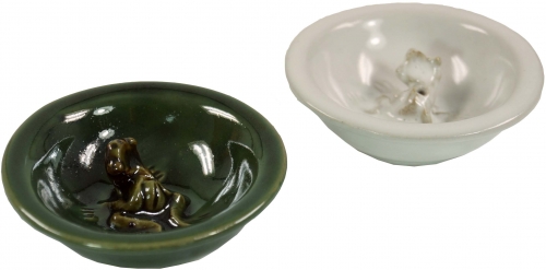 Ceramic incense bowl - 3x7,5x7,5 cm  7,5 cm