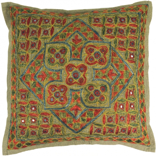 Cushion cover, Orient cushion cover, decorative cushion cover `Maharaja` - pattern 38 - 40x40x0,5 cm 