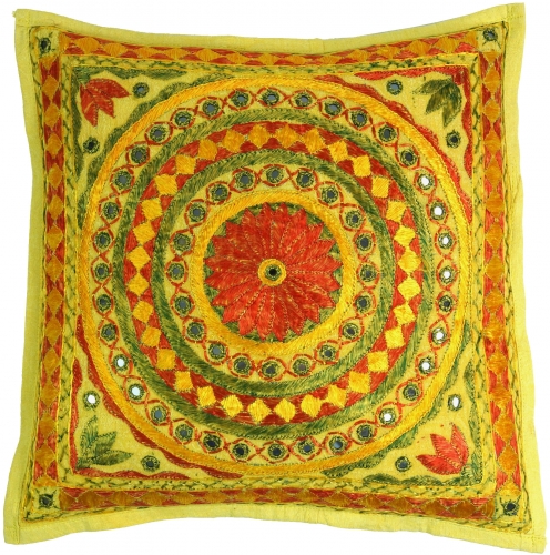Cushion cover, oriental cushion cover, embroidered decorative cushion cover - pattern 35 - 40x40x0,5 cm 