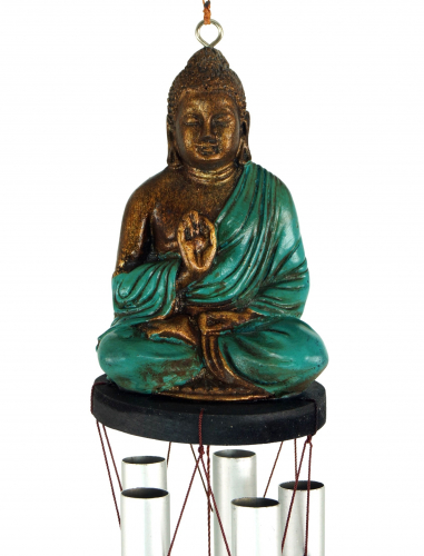 Chime with Buddha - turquoise - 94x8x8 cm 
