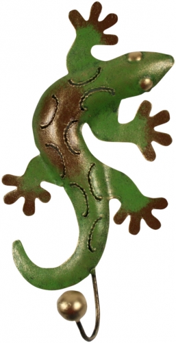 Small coat hook, metal coat hook - Gecko 3 - 20x10x5 cm 