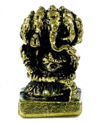 Kleiner Ganesh Talisman aus Indien - Motiv 1 - 3x1,5x1,5 cm 
