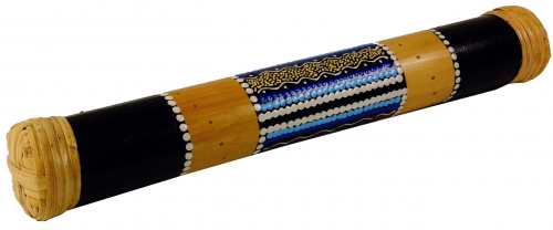 Musikinstrument aus Holz, Musik Percussion Rhythmus Klang Instrument, handgearbeitet, Regenstab - Regenmacher aus Bambus 40 cm