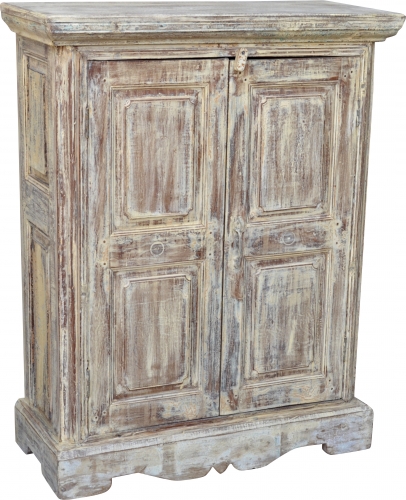 Closet, side cabinet, chest of drawers, closet, solid wood, vintage look, chabby chic - model 28 - 112x89x37 cm 