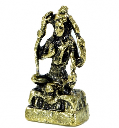 Kleiner Shiva Talisman aus Indien - Motiv 3 - 3x1,5x1 cm 