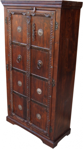 Closet, closet, solid wood, colonial style - Model 5 - 180x90x40 cm 