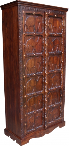 Closet, closet, solid wood, colonial style - Model 7 - 180x90x40 cm 
