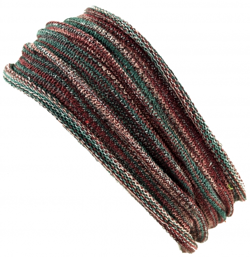 Magic hairband, dread wrap, tube scarf, headband - hairband olive mottled