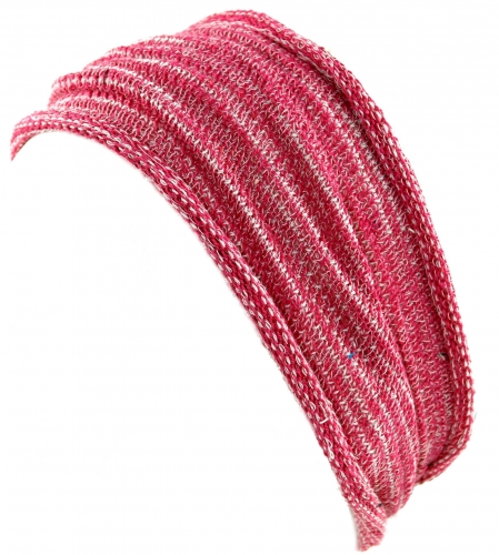 Magic Hairband, Dread Wrap, Schlauchschal, Stirnband - Haarband pink