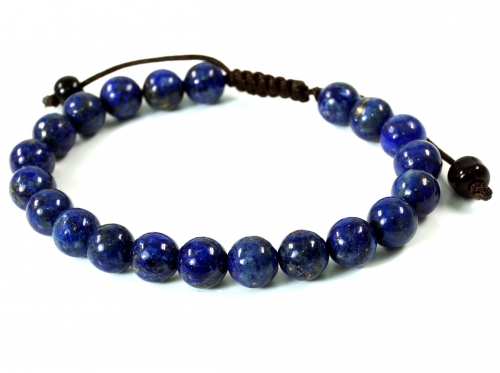 Mala Buddha bracelet lapis lazulite, hand mala - model 8