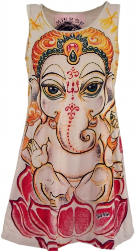 Mirror top, long shirt, mini dress - Baby Ganesh/beige